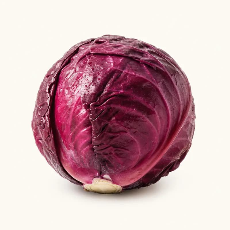 Checked Red Cabbage