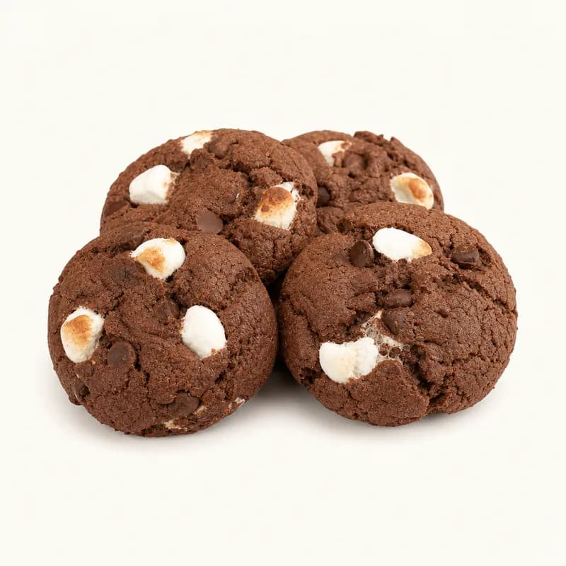 Choc Marshmallow Cookies