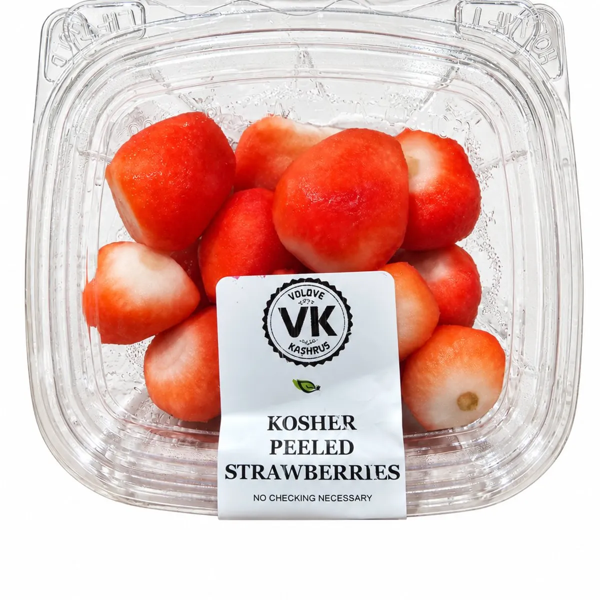 Kosher Peeled Strawberries