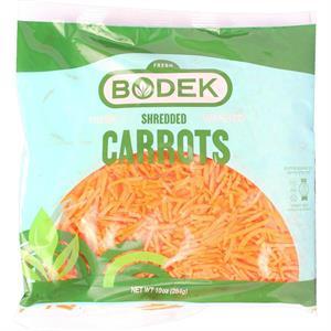 Bodek Carrots Shredded, 10 Oz